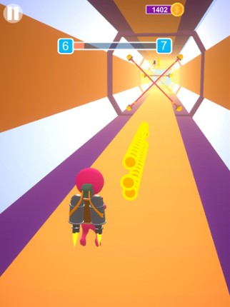 Jetpack Flying 3D Image