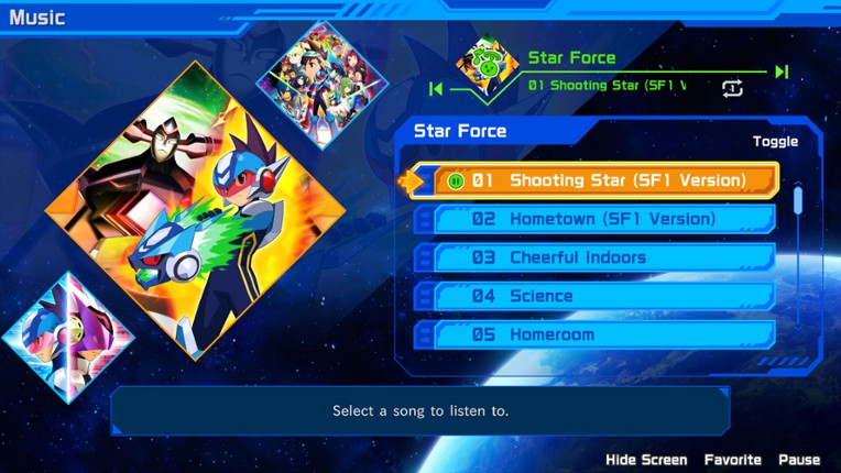 Mega Man Star Force Legacy Collection screenshot