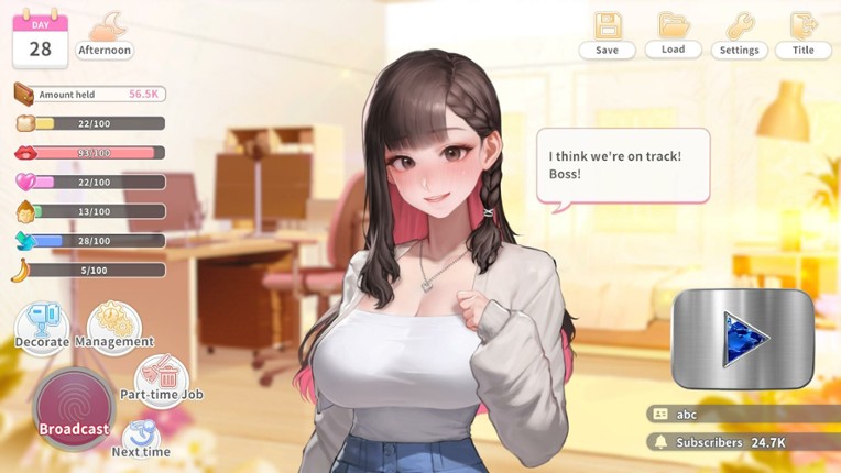 Streaming On! VTuber Training Image