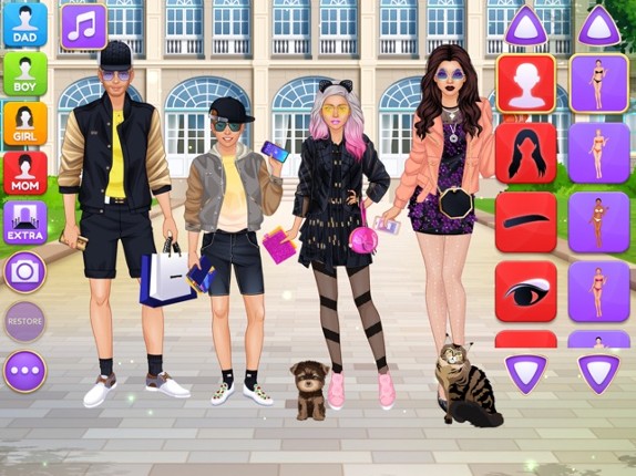 Superstar Family Dress Up Game screenshot