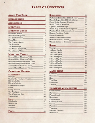 The Aberrant Codex: Mutations and Aberrations screenshot