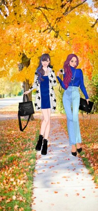 Autumn fashion dress up game screenshot