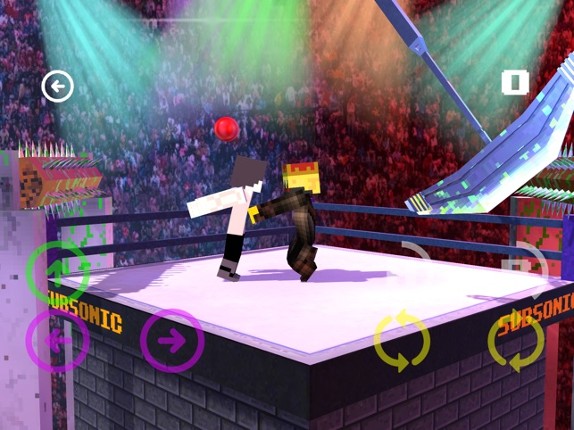 Block Wrestling Mania 3D - FREE Endless Wrestle Game in Cube world screenshot