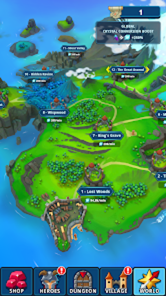 Idle Dungeon Manager - PvP RPG screenshot