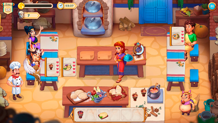 Greek Kitchen Frenzy: Dionysus Image