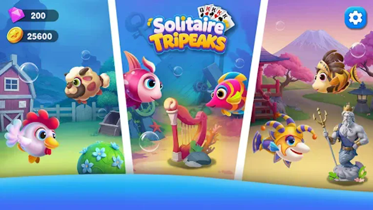 Tripeaks Solitaire Card screenshot