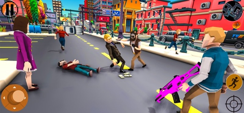 Pixel Shooting City Craft War screenshot