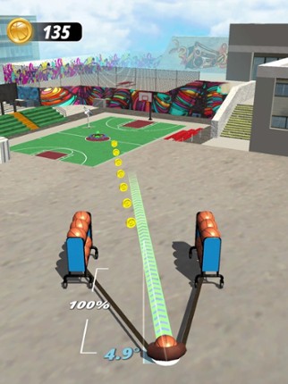 Slingshot Basketball! screenshot