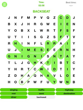Word Search - Find All the Hidden Words Puzzle Game Image