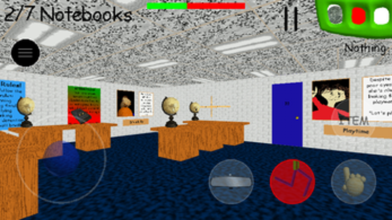 Baldi's Basics but everyone is small expect you Preset Image