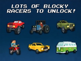 Blocky Racing - Race Block Cars on City Roads Image