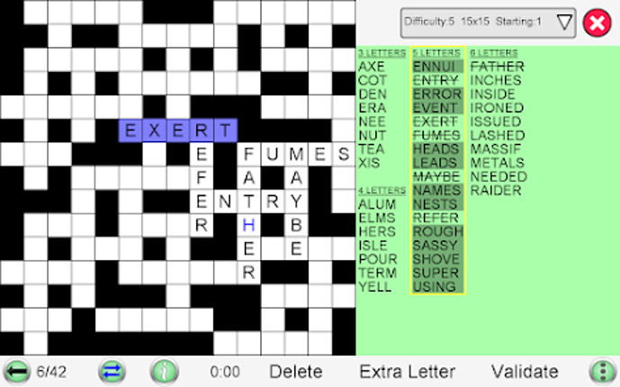 Word Fit Puzzle screenshot