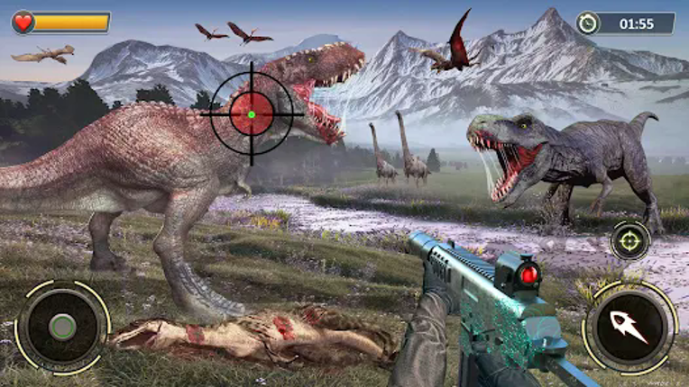 Dinosaurs Hunter 3D Image