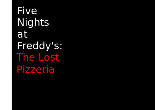 Games like FNaF: The Lost Pizzeria