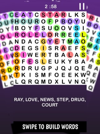 Infinte Crossword Puzzle Game Image