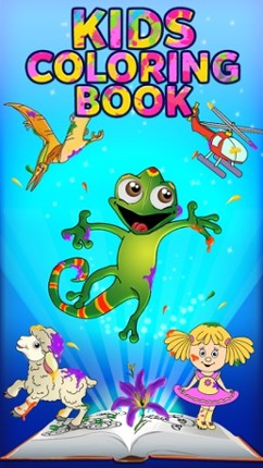 Kids Coloring and Paint Book Image