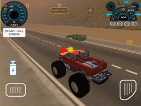 Monster Truck vs Formula Cars Image