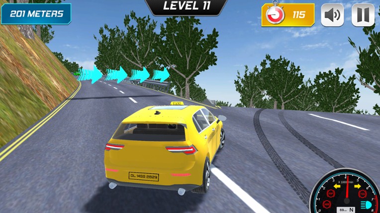 Mountain Taxi Challenge screenshot