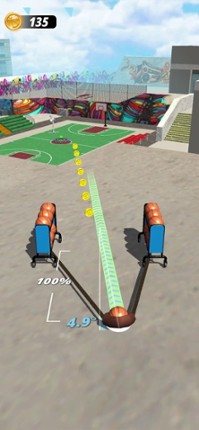 Slingshot Basketball! screenshot