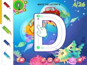 ABC Tracing Alphabet Learning Writing Letters Image