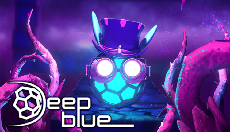 Deep Blue 3D Maze Image