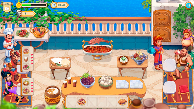 Greek Kitchen Frenzy: Dionysus Image
