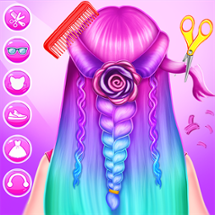 Braided Hair Salon MakeUp Game Image