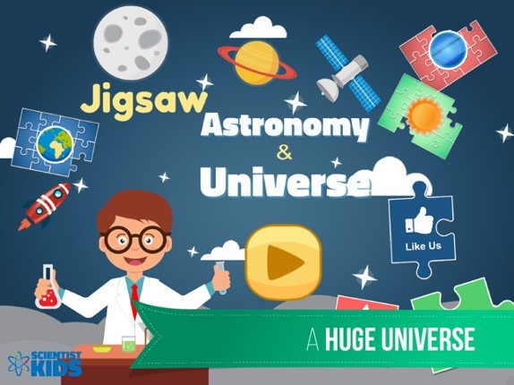 Kids Jigsaw Puzzle World : Astronomy &amp; Universe - Game for Kids for learning screenshot