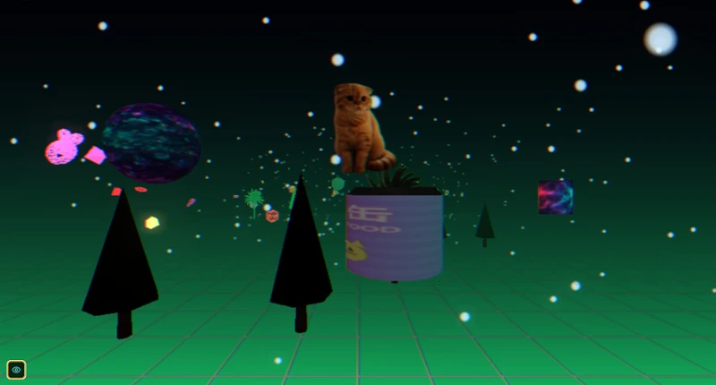 memu is space cat Image