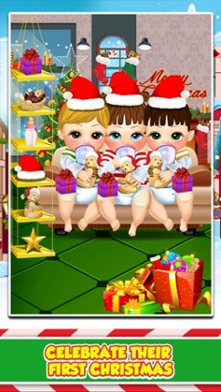 Mommy's Christmas Newborn Baby Salon - My Xmas Santa Makeover Doctor Games for Girls! screenshot