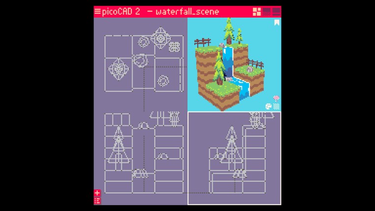 picoCAD 2 screenshot