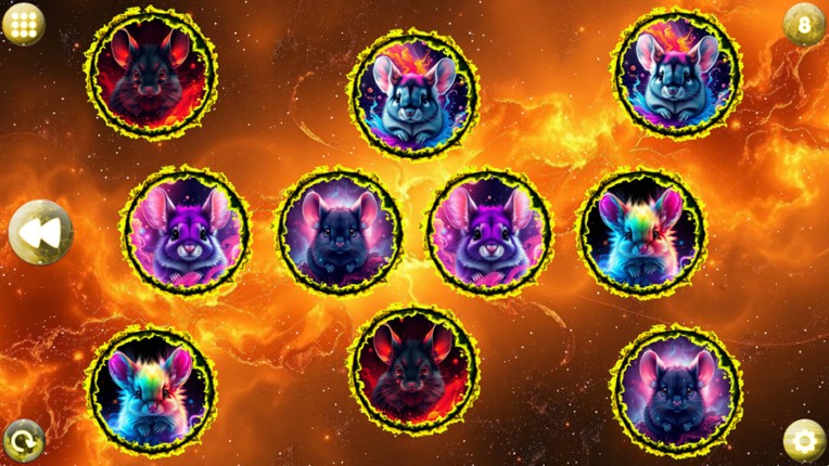 Space Memory: Chinchillas screenshot