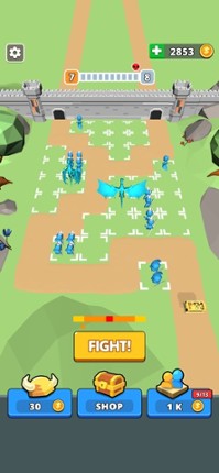 Tiny Battle - Merge Troops! screenshot
