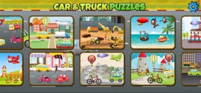 Car and Truck Puzzles For Kids Image