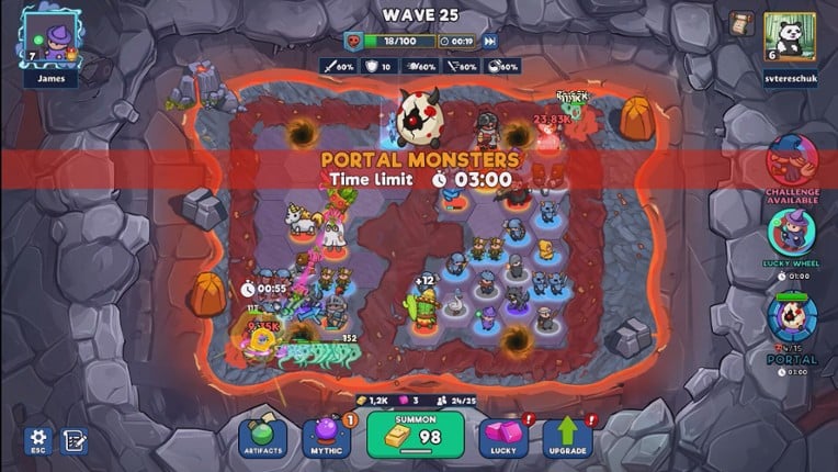 ChanceLot TD: Merge Wars screenshot