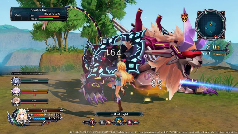 Cyberdimension Neptunia: 4 Goddesses Online screenshot