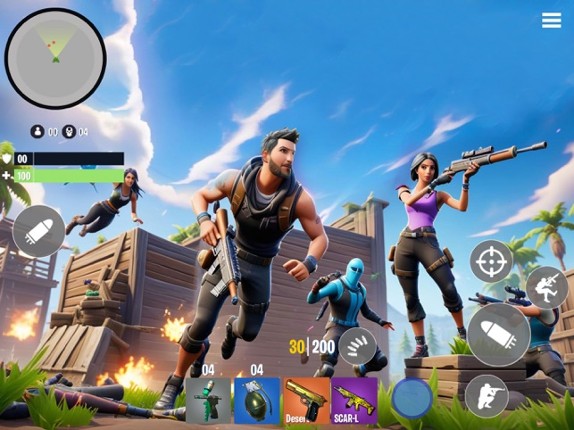 Epic Survival Battle Royale 3D screenshot