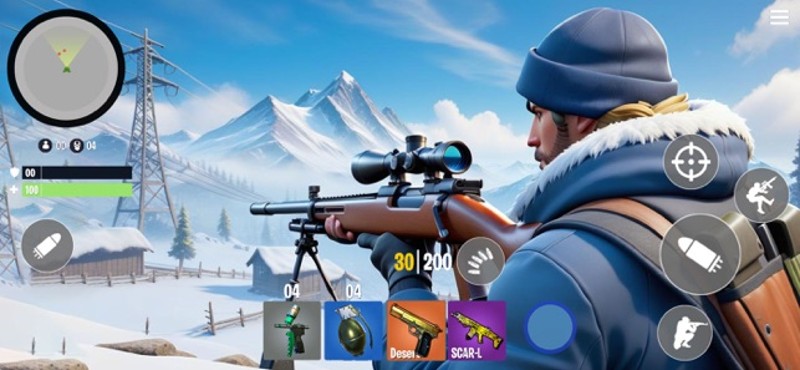 Epic Survival Battle Royale 3D screenshot