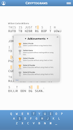 Cryptogram · Cryptoquote Game Image