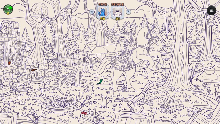 Hidden Cats in Spooky Village screenshot