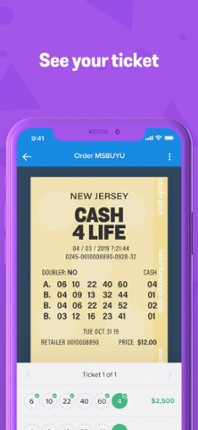 Jackpocket Lottery App screenshot