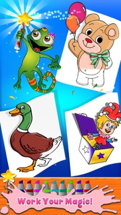 Kids Coloring and Paint Book Image