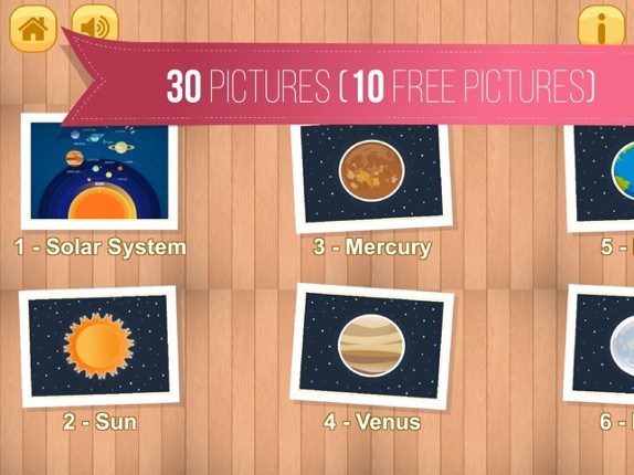 Kids Jigsaw Puzzle World : Astronomy &amp; Universe - Game for Kids for learning screenshot