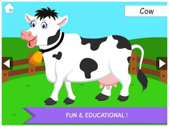 Peekaboo Farm Animals Lite - fun learning kids game Image