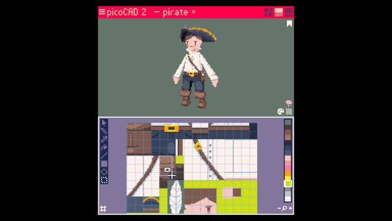 picoCAD 2 screenshot