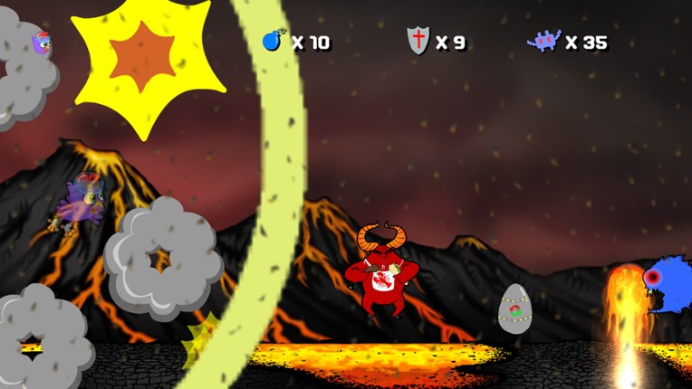 Purple Chicken Spaceman screenshot