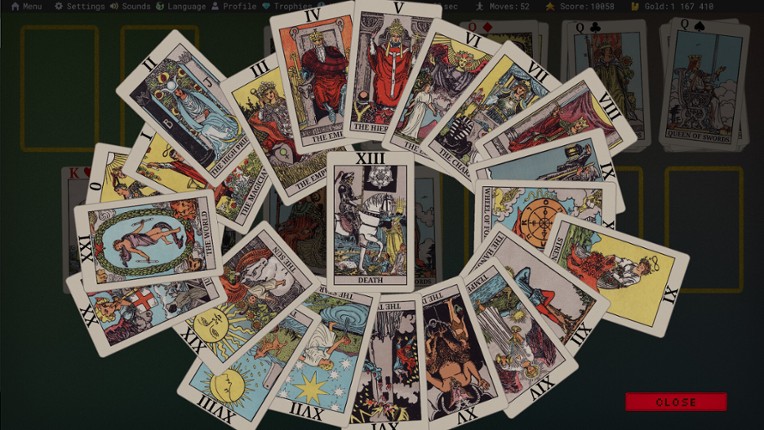 Star and Serpent Solitaire screenshot