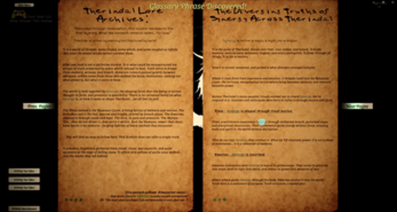 Therindal - Interactive Epistolary Fantasy  Narrative Image