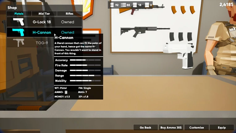 A Game About Shooting Targets screenshot