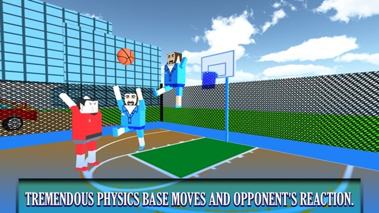 BasketBall Bouncy Physics 3D Cubic Block Party War screenshot
